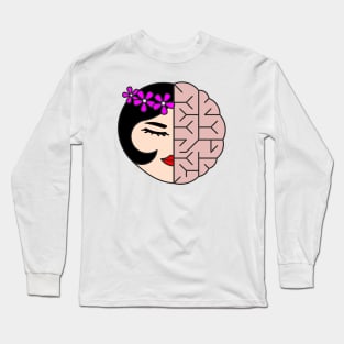 Beauty And Brains Long Sleeve T-Shirt